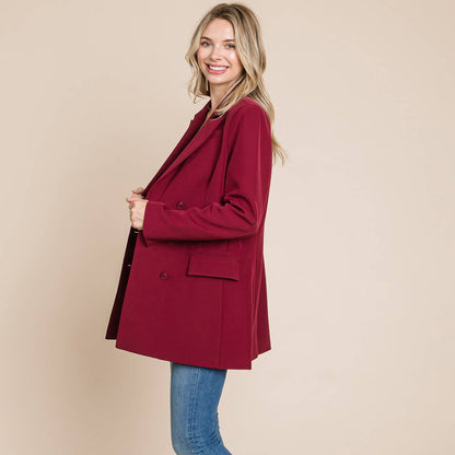 Cranberry Blazer- FINAL SALE