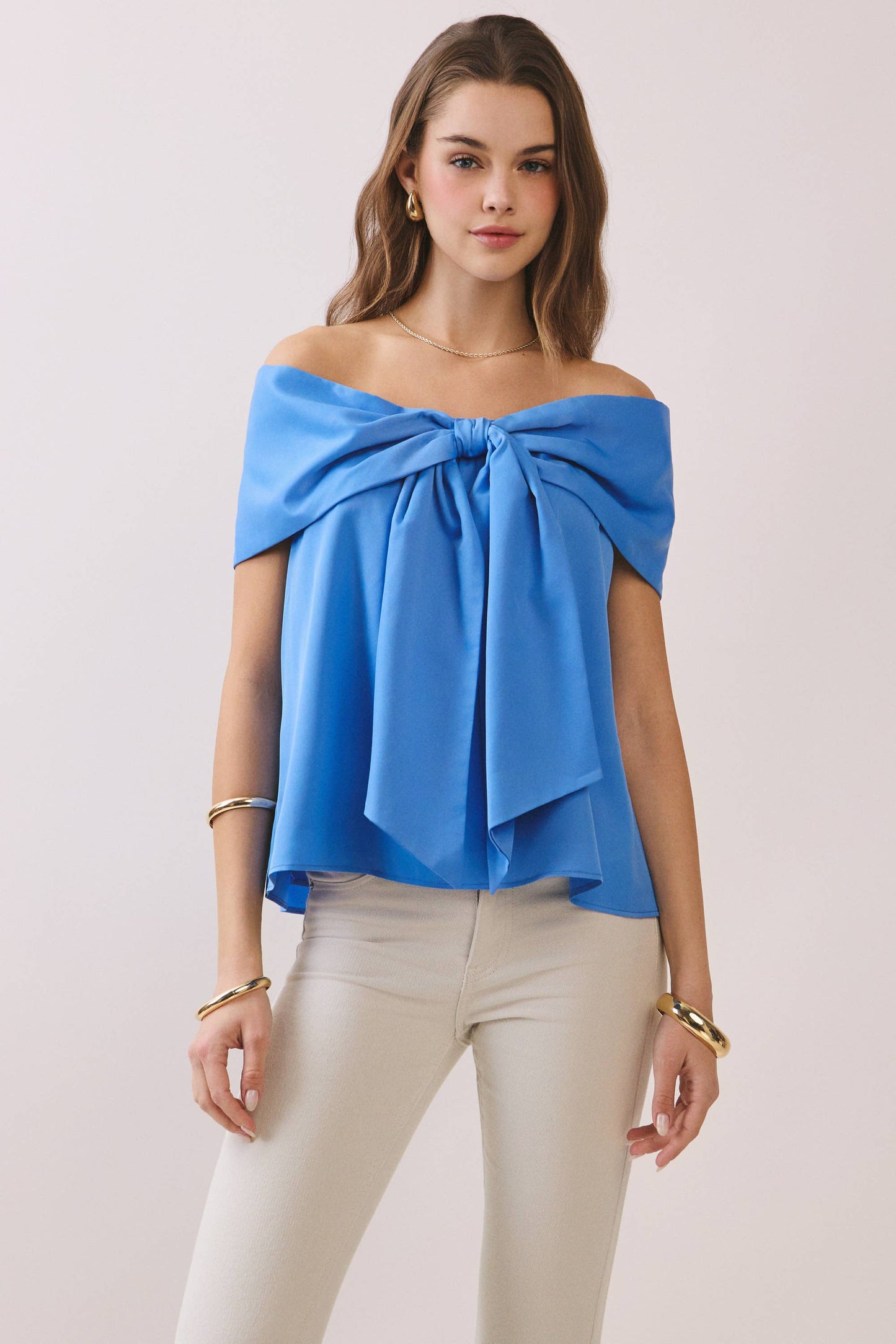 Off The Shoulder Bow Top