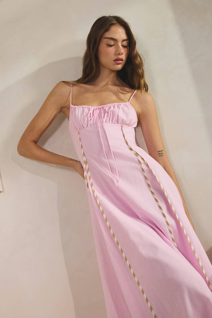 Sonia Striped Midi Dress