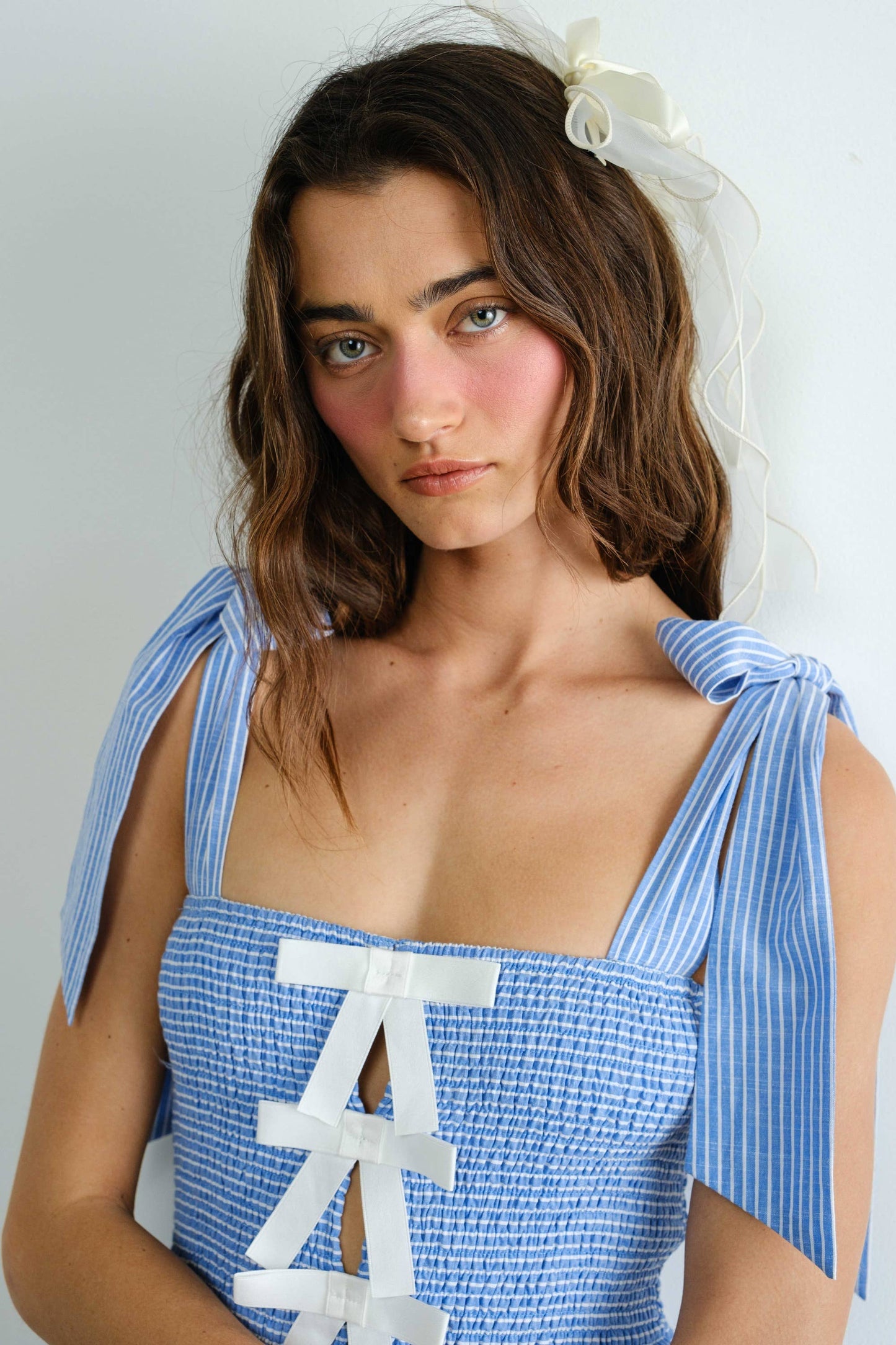 Milano Striped Midi Dress