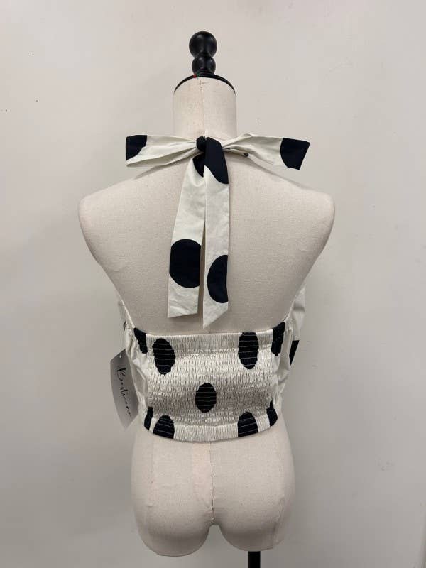 Monroe Polka Dot Halter Top