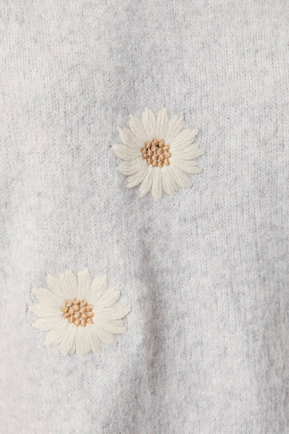 Dainty Daisy Sweater- FINAL SALE