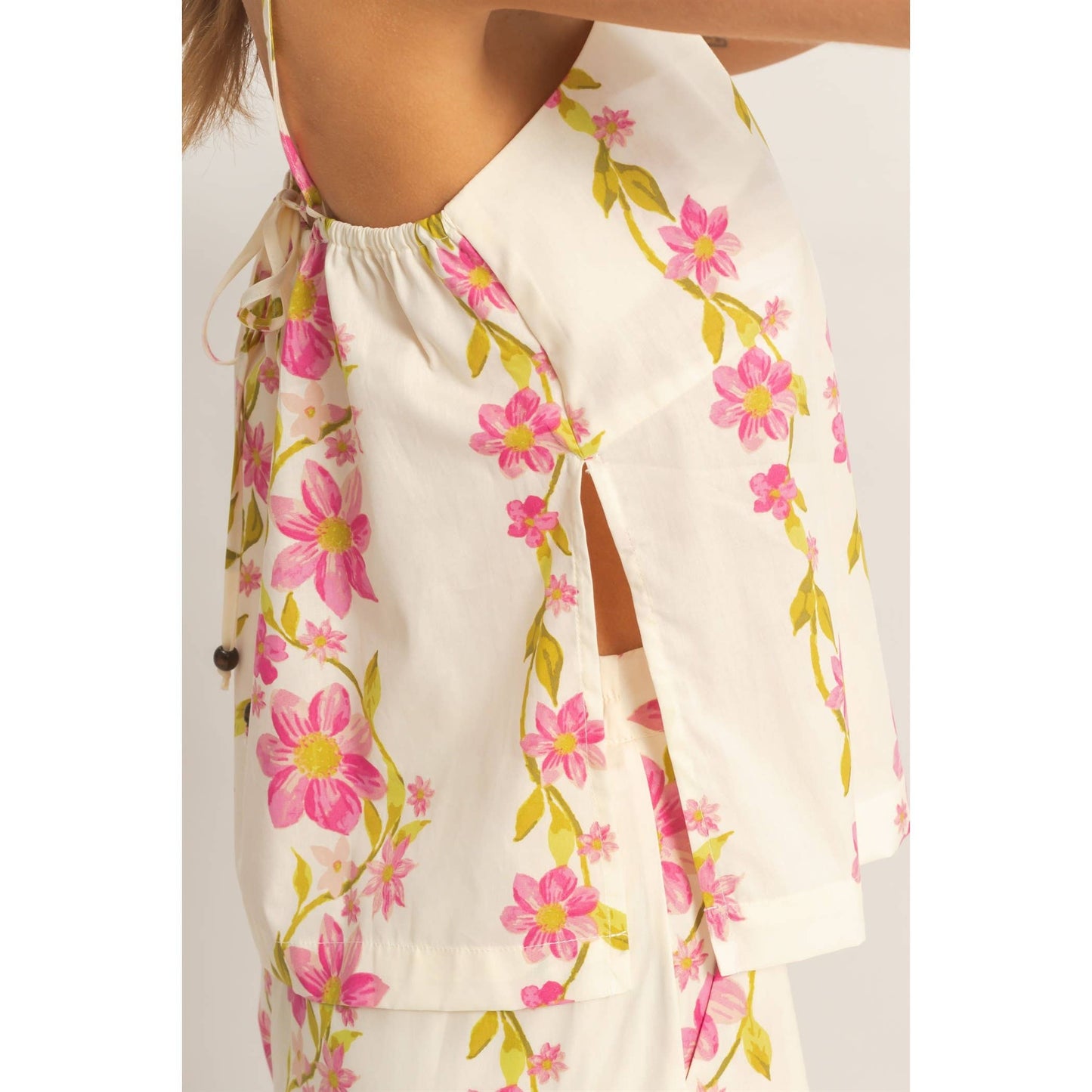 Sunlit Blossom Pant Set- FINAL SALE