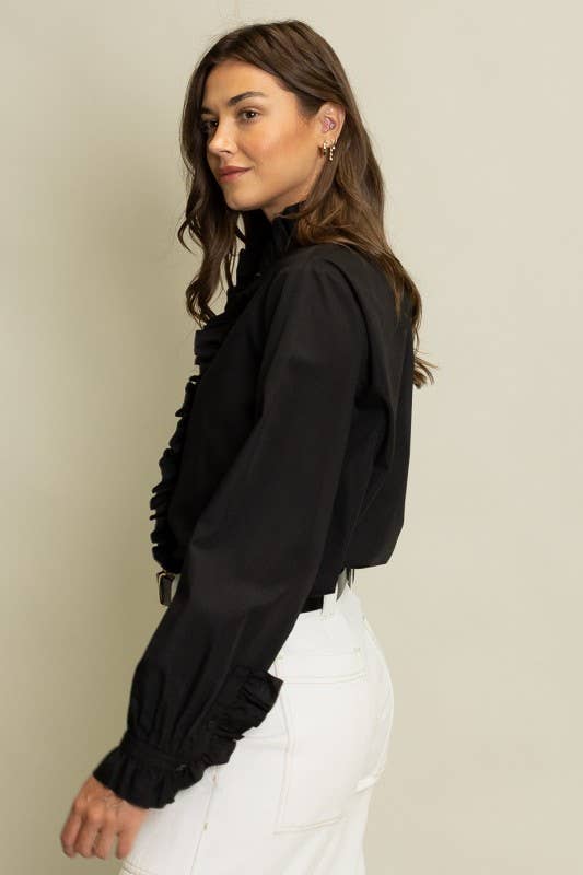 Rita Ruffled Blouse