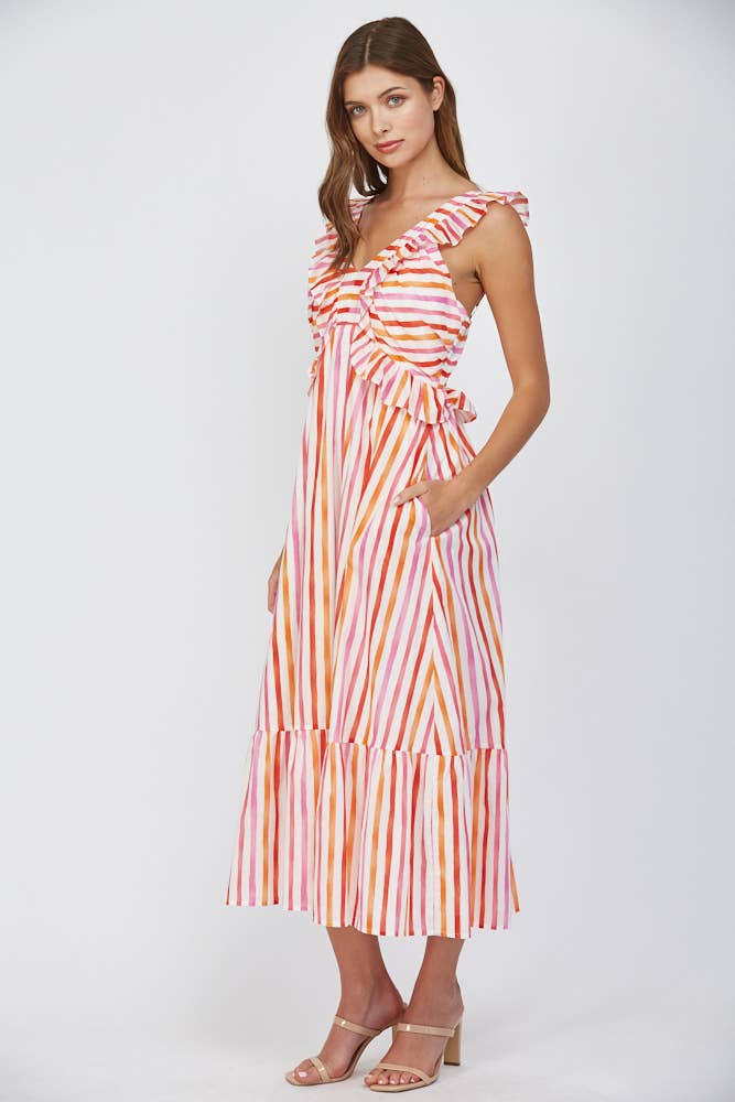 Sorbet Midi Dress-FINAL SALE