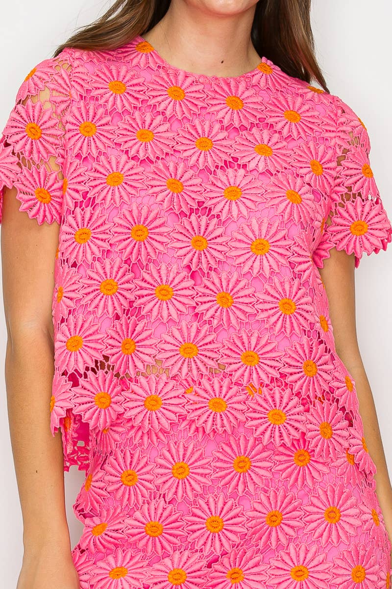 Coming Up Daisies Top- FINAL SALE