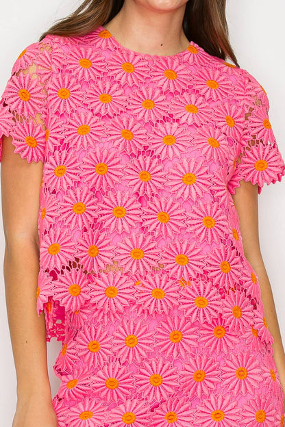 Coming Up Daisies Top- FINAL SALE
