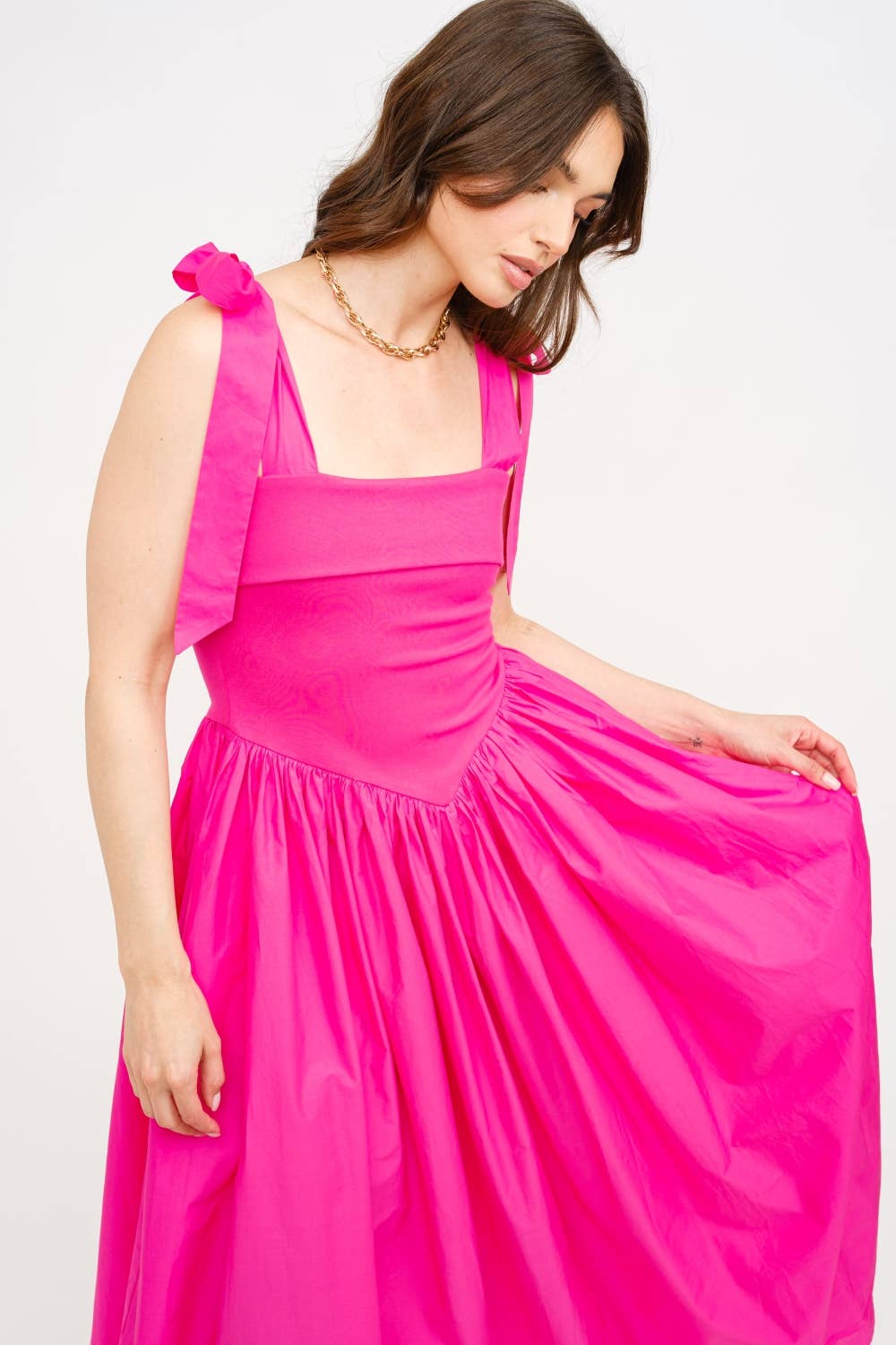 Karina Fuchsia Dress