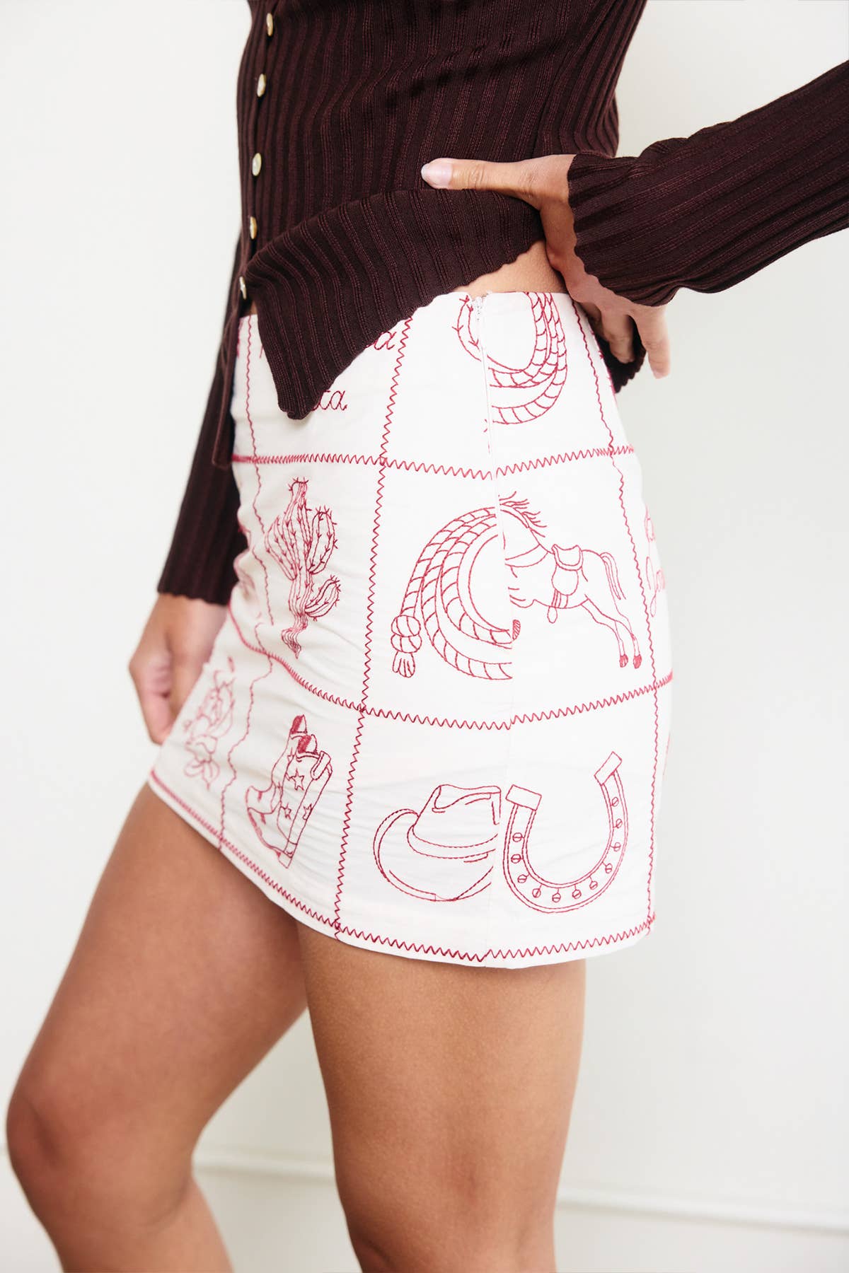 Western Flair Mini Skort