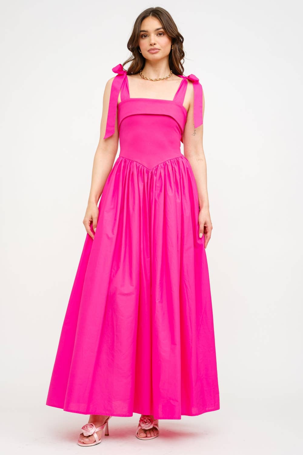 Karina Fuchsia Dress