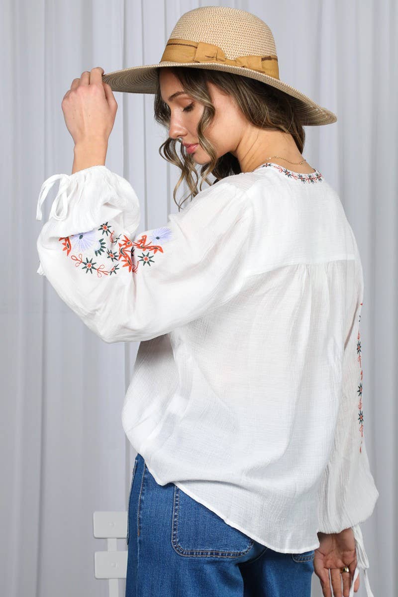 Vintage Bohemian Blouse