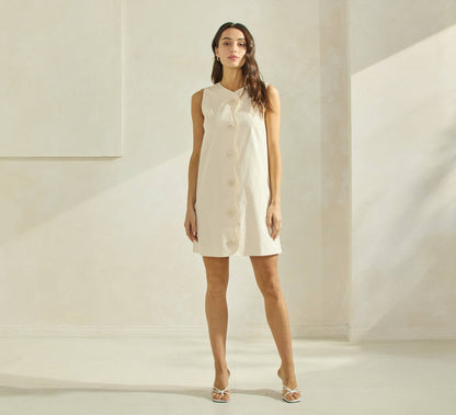 Wavy Trim Dress- FINAL SALE