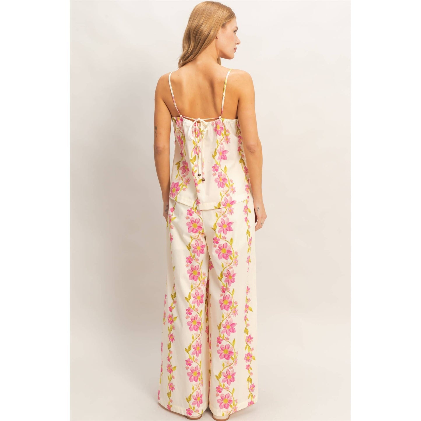 Sunlit Blossom Pant Set- FINAL SALE