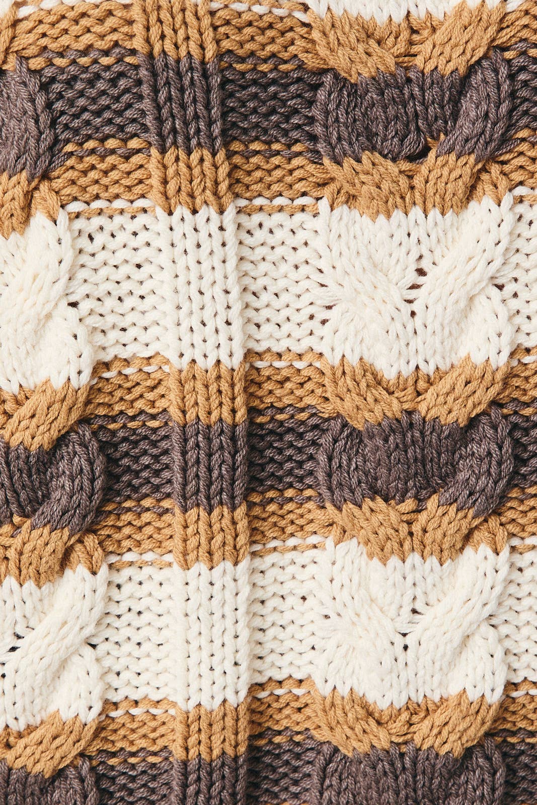 Cables & Stripes Sweater- FINAL SALE