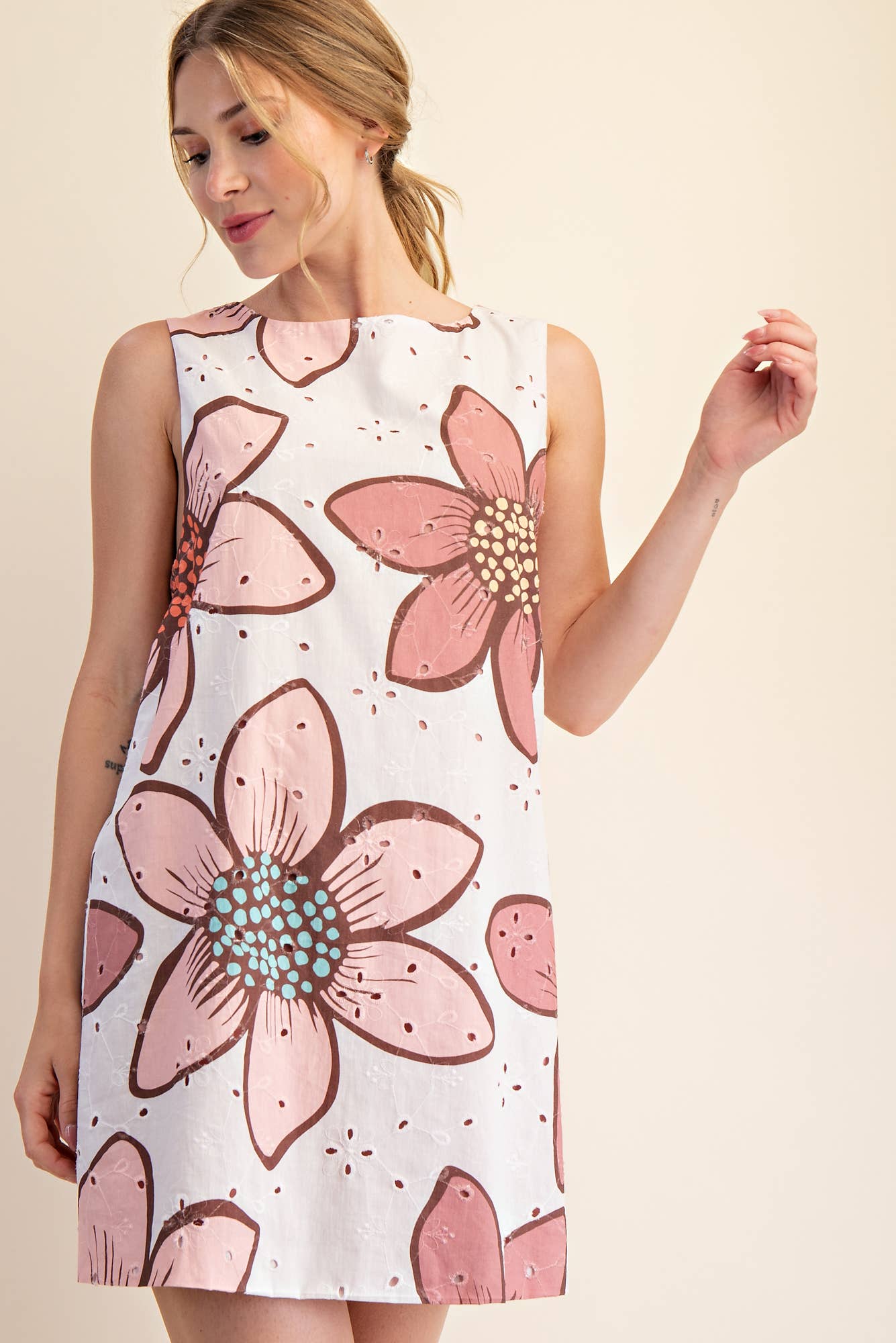 Petal & Poise Mini Dress
