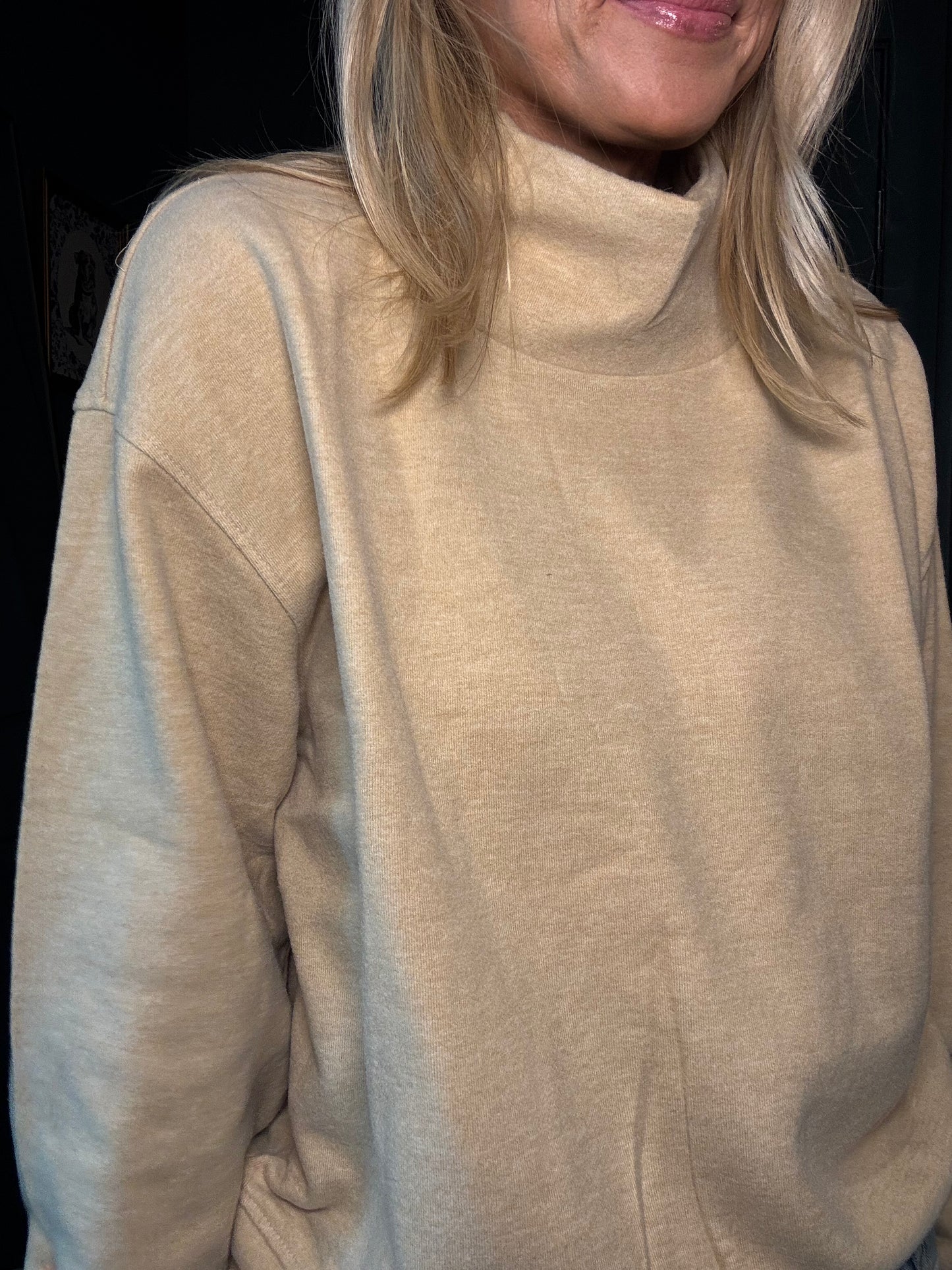 Funnel Neck Sweatshirt