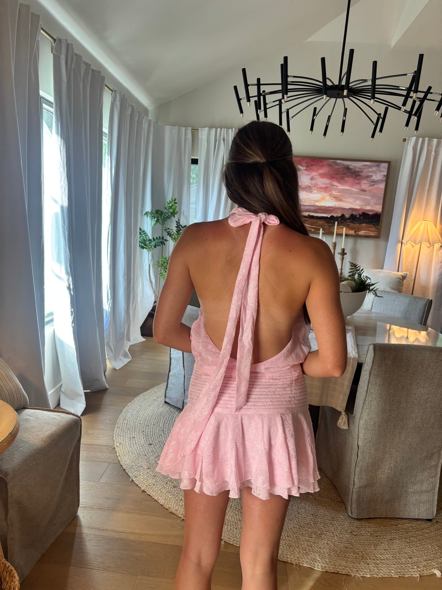 Polly Halter Romper