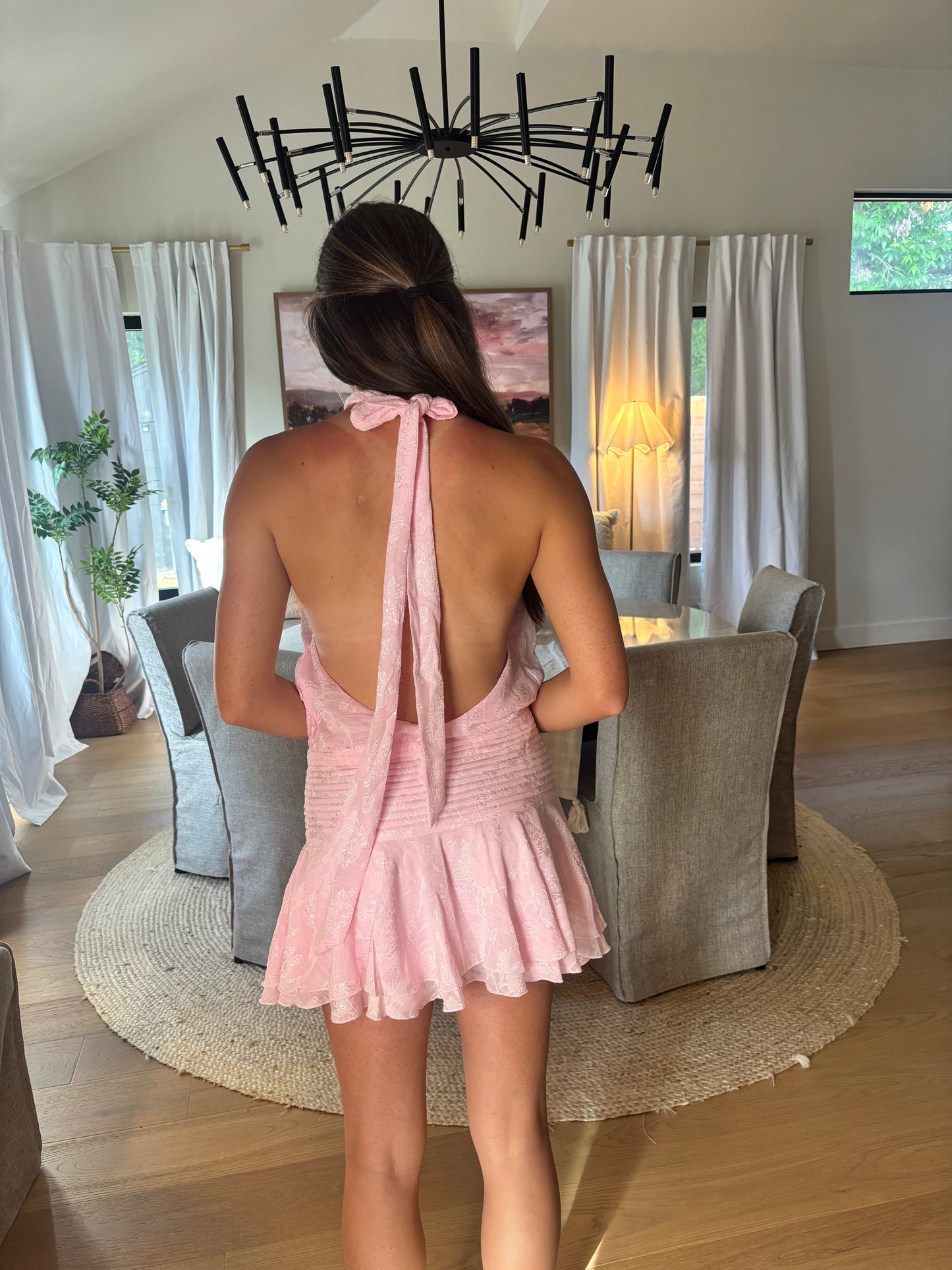 Polly Halter Romper