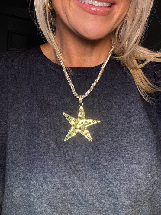 Rope Star Necklace